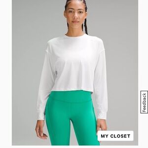 lululemon athletica White Long Sleeve Tee
